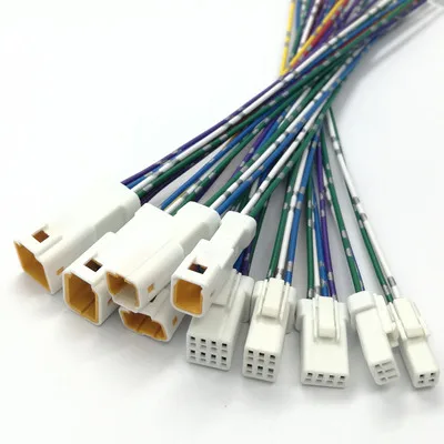 3pin/way female male 03T-JWPF-VSLE-S 03R-JWPF-VSLE-S Automotive  wiring harness socket custom-made waterproof wire harness