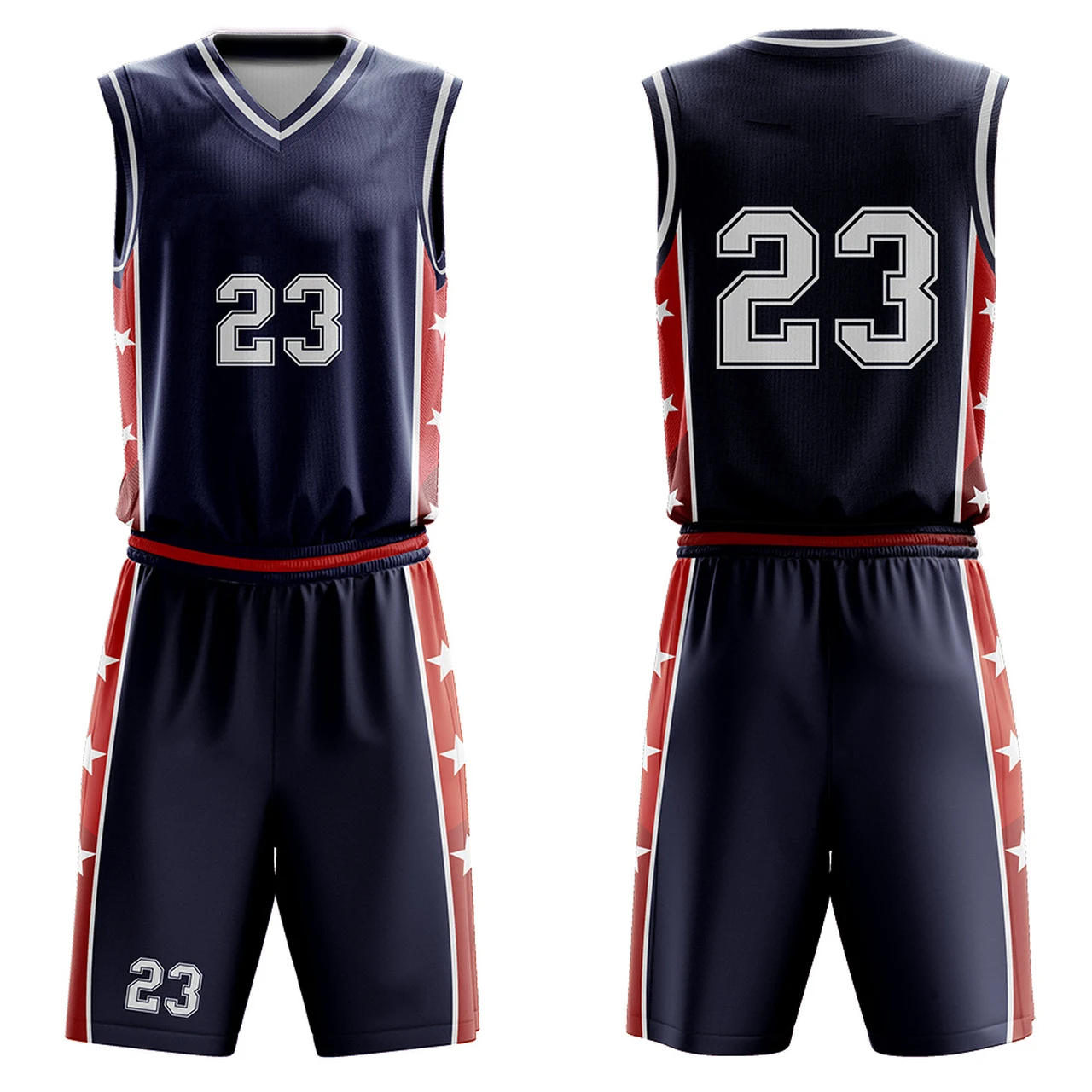 Custom Quick Dry Breathable Sport Reversible Men Blank Basketball Sweat Suit Clothes T shirt Set Uniform Jersey Basketball Wear