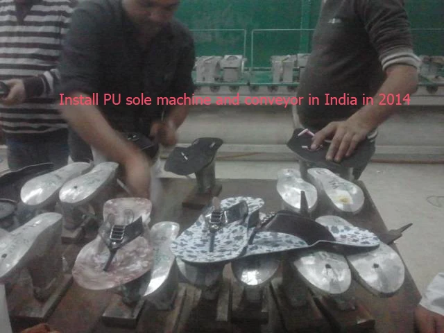 pu slippers making machine