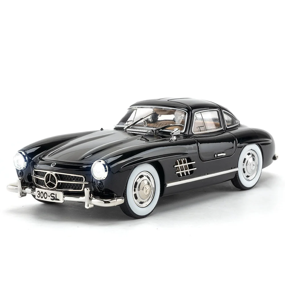 1:24 300SL 1936 классическая модель автомобиля из сплава звук и свет детская игрушка предметы коллекционирования подарок на день рождения