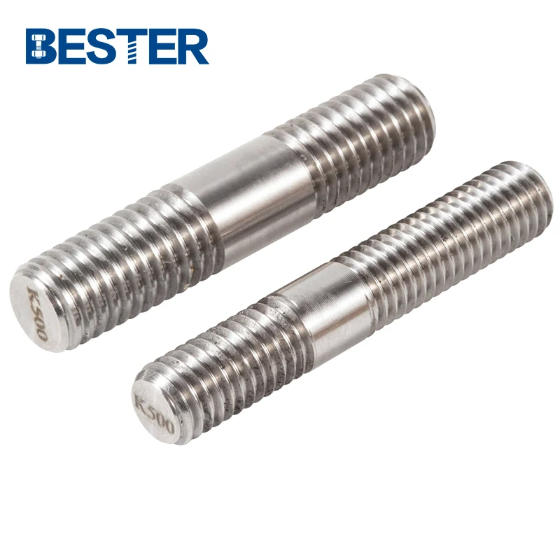 A320 a193 din976 stainless steel nickel alloy full threaded monel 400 k500 2.4375 threaded bolts stud bolt