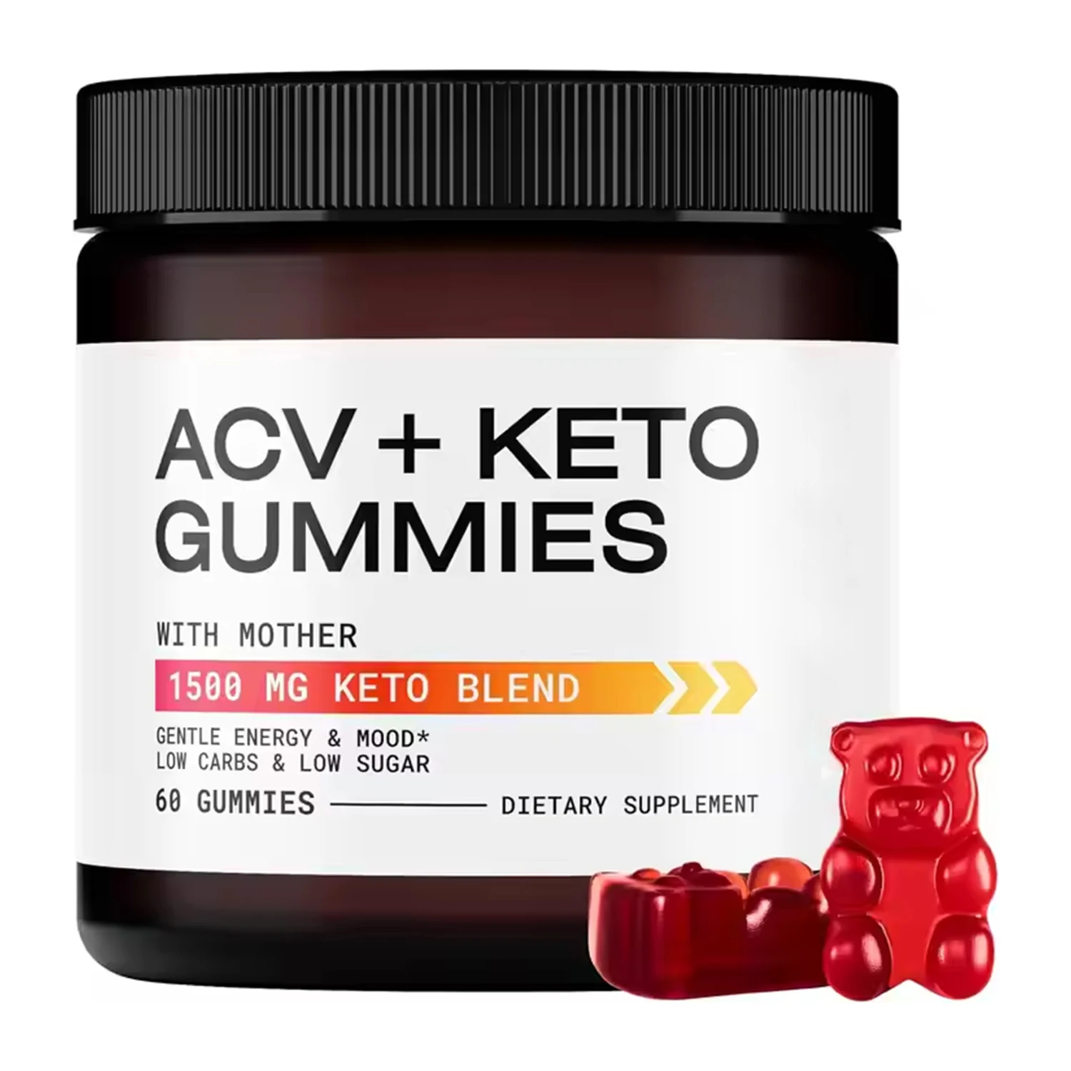 Продвинутый ACV KETO Gummies-безсахарный Кето-яблочный уксус-кето-добавка