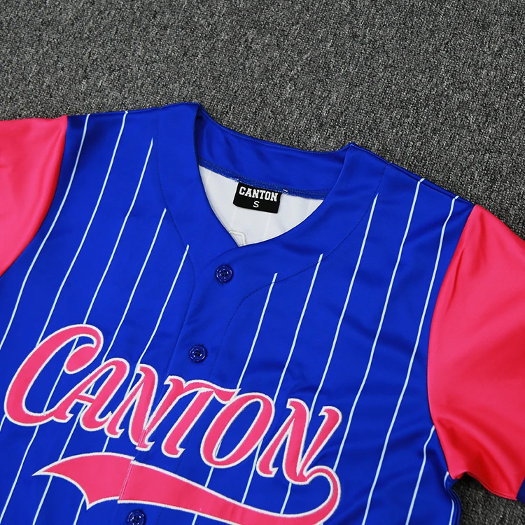 Custom Baseball Wear Embroidery Logo Vintage Design Wholesale Blank Baseball Jersey