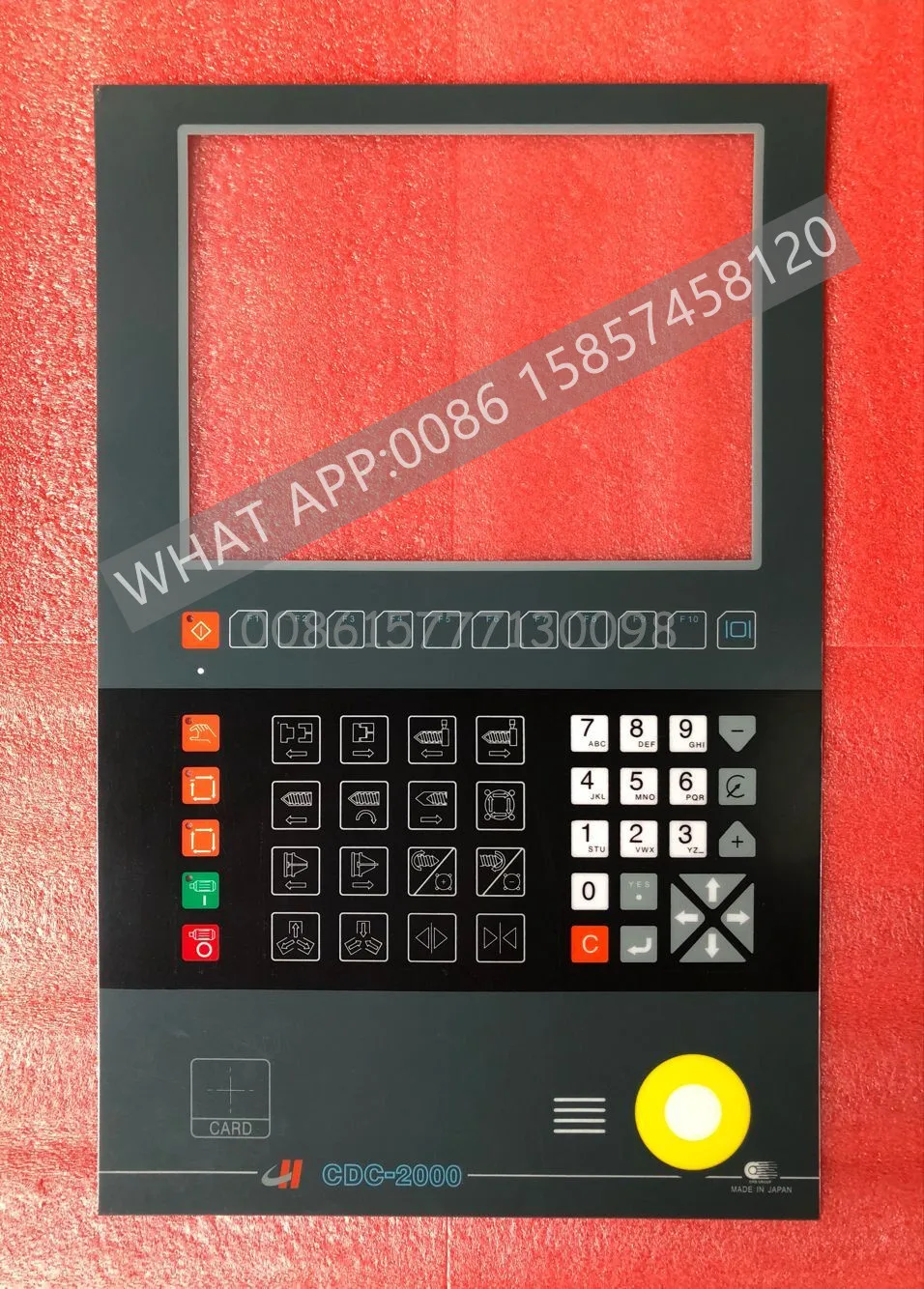 Chen Hsong CDC 2000 CDC2000 CDC-2000 Sticker key pad operate paper panel sticker