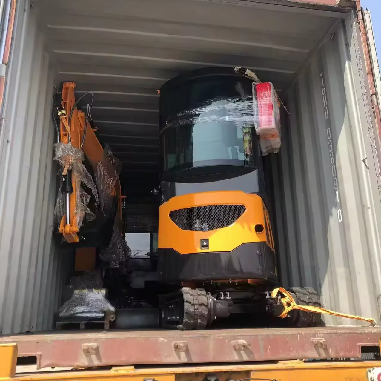 2.5 ton Hydraulic Agricultural Mini Excavator Machine Mini Diesel Diger Smallest 2500kg Excavator Farm with Boom Swing