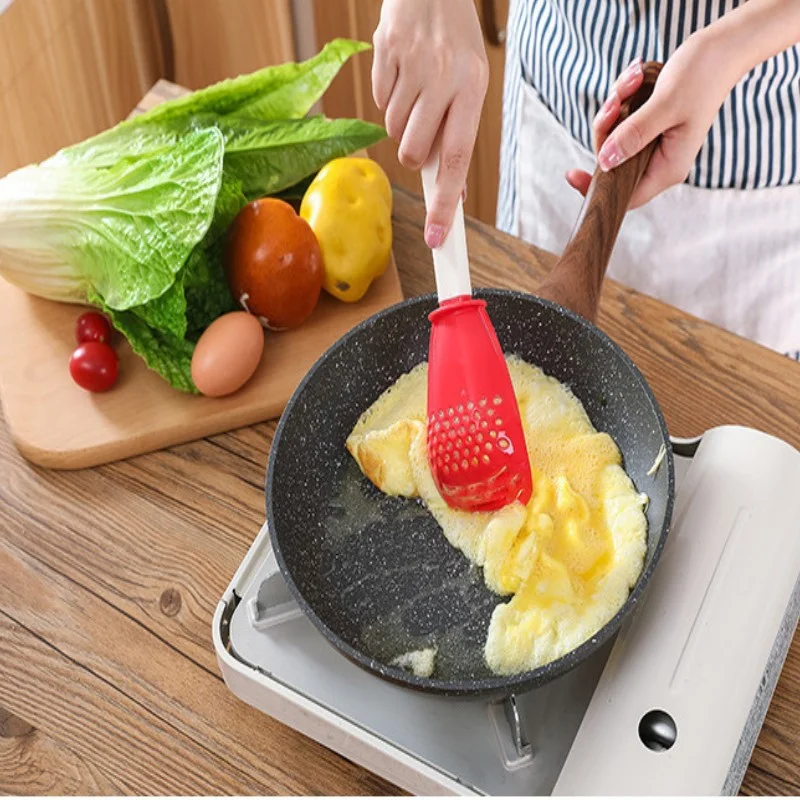 Kitchen Multifunctional Grinding Cooking Spoon Mashing And Draining Colander Grinding Ginger Garlic Spoon Fruit Vegetable Tools