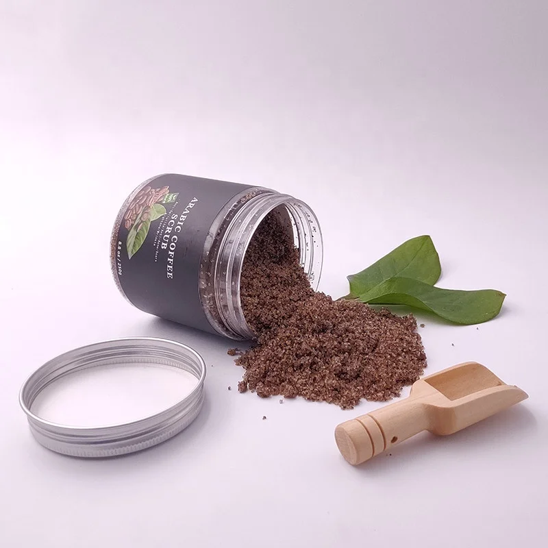 Private Label Packaging Body Scrub Moisturizing Skin Exfoliating Dead Skin Removal Whitening Bath Using Coffee Scrub