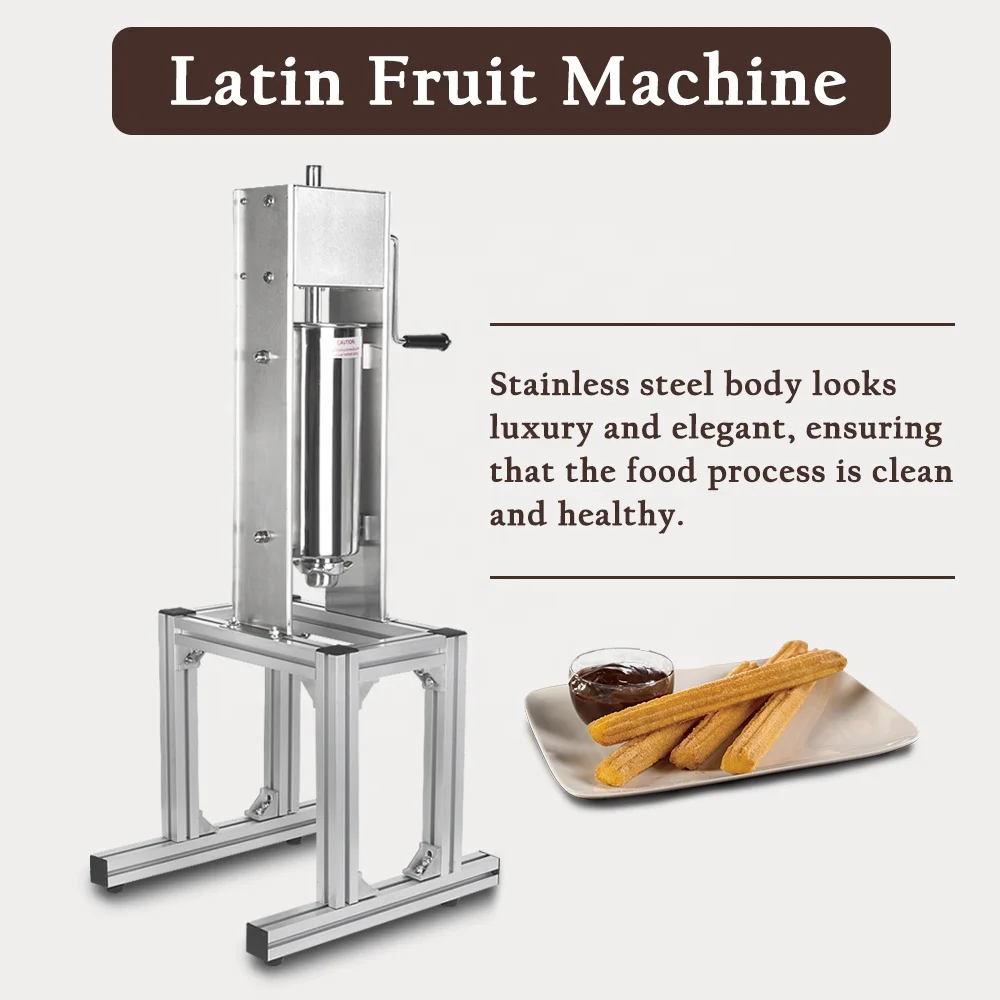  Commercial Spanish 5L churros machine with 8L electric fryer popular snack food equipment maker