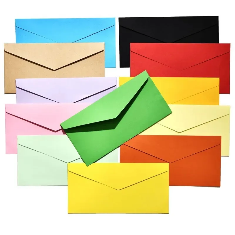 Custom Logo Envelope Color Blank Envelope Wholesale Envelope Use For Business Gift And Holiday