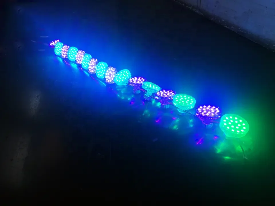New Products Auto Program Turbo Cap RGB AC24V AC110V LED amusement Pixel 60mm LED Point Light