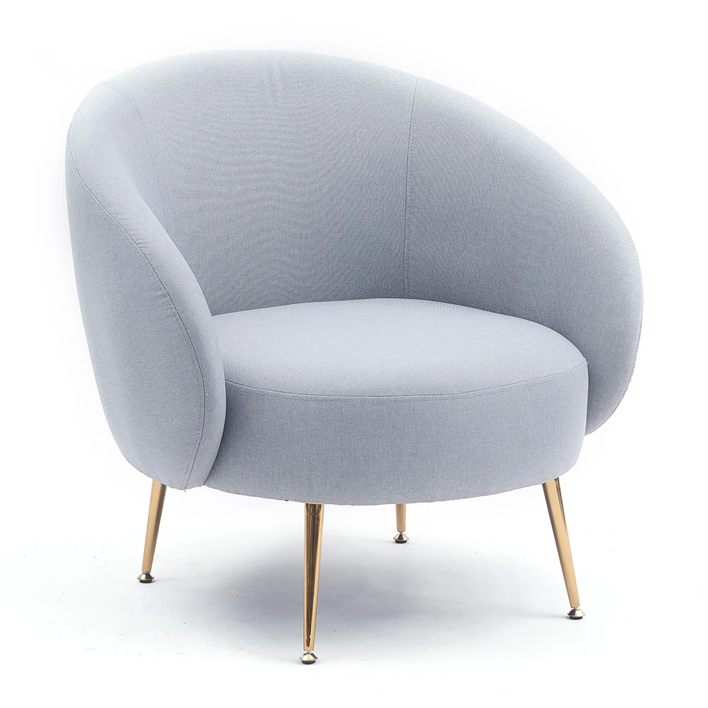 Modern French Style Lounge Leisure Sofa Chair Arm Chair For Hotel Living Room
