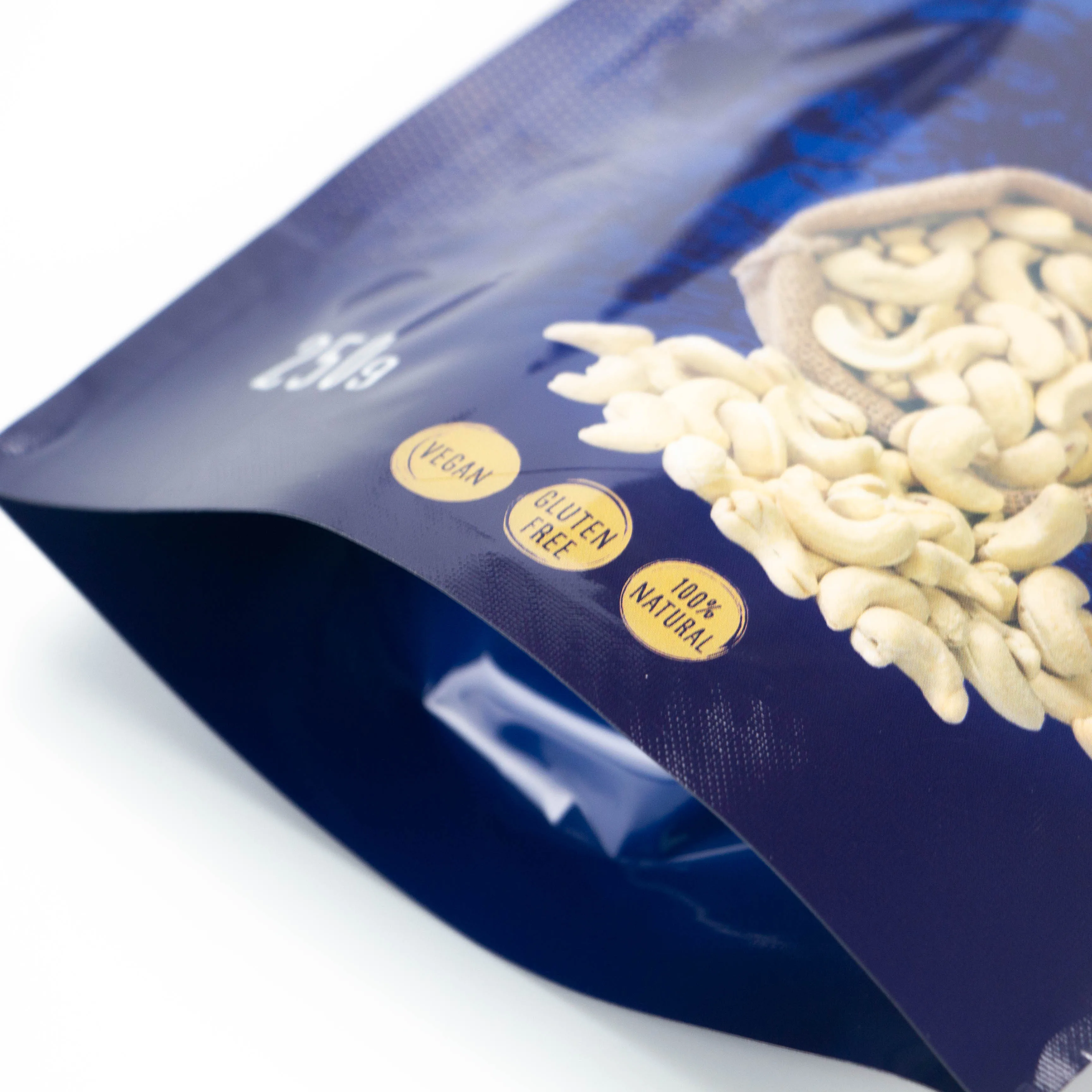 Алюминиевый пакет для упаковки пищевых продуктов 250 г
