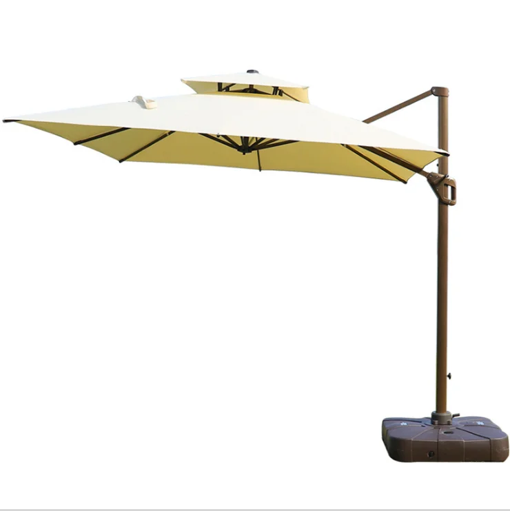 
Large Cafe Parasol Scallop Canopy Beach Red Outdoor Garden Umbrella 
