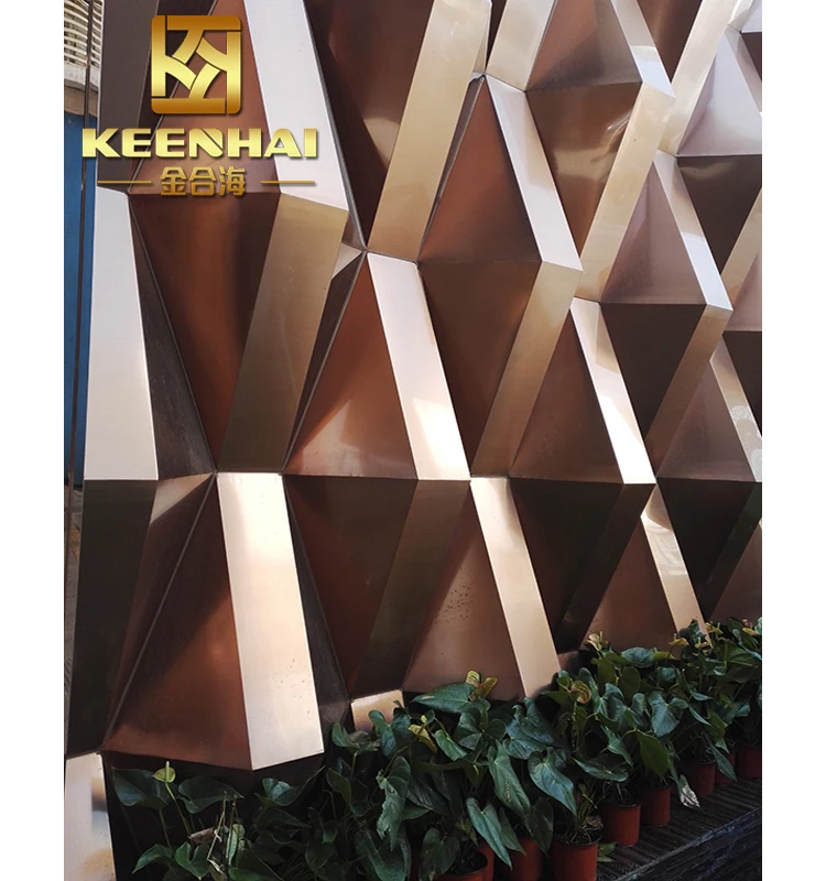 OEM Fireproof and Waterproof Stainless Steel Panels External Aluminum Cladding for Metal Facade Decoration