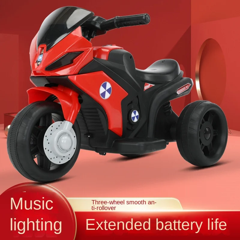 children electric motor 2-6 Boys and girls  toy car can sit people stroller motorcycle tricycle