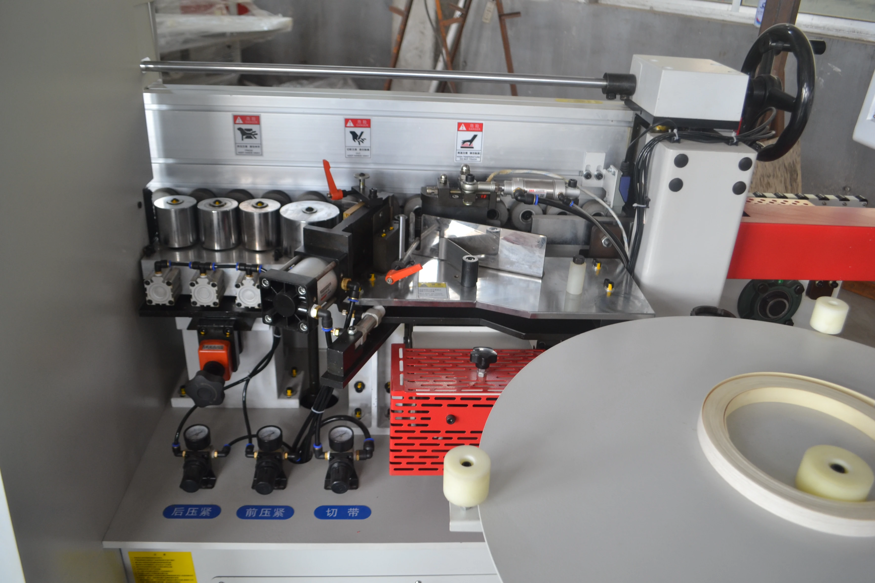 full auto modular cabinet edge cutting banding machine