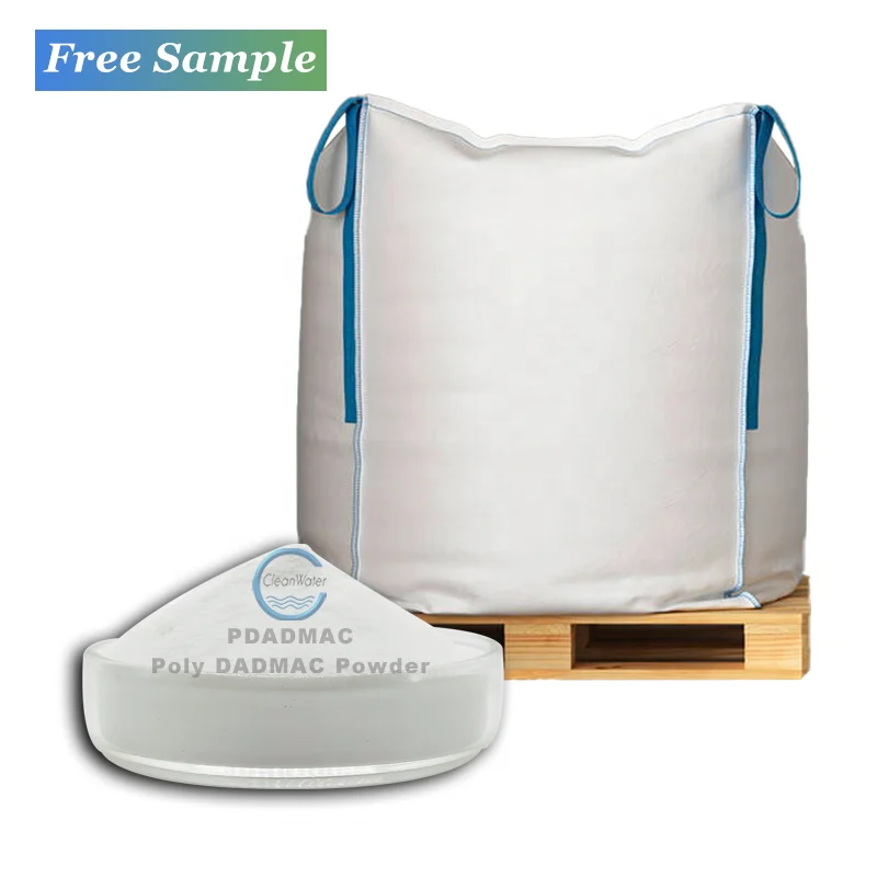 Color fixing Drinking Water Treatment Poly Dimethyldiallylammonium Chloride Powder Solid PDADMAC for Oil Drilling