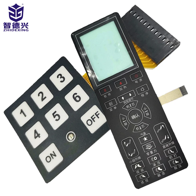 Custom die cut Manufacturer OEM Service Teclado Membrana Custom Made Membrane Switch Keypad Keyboard
