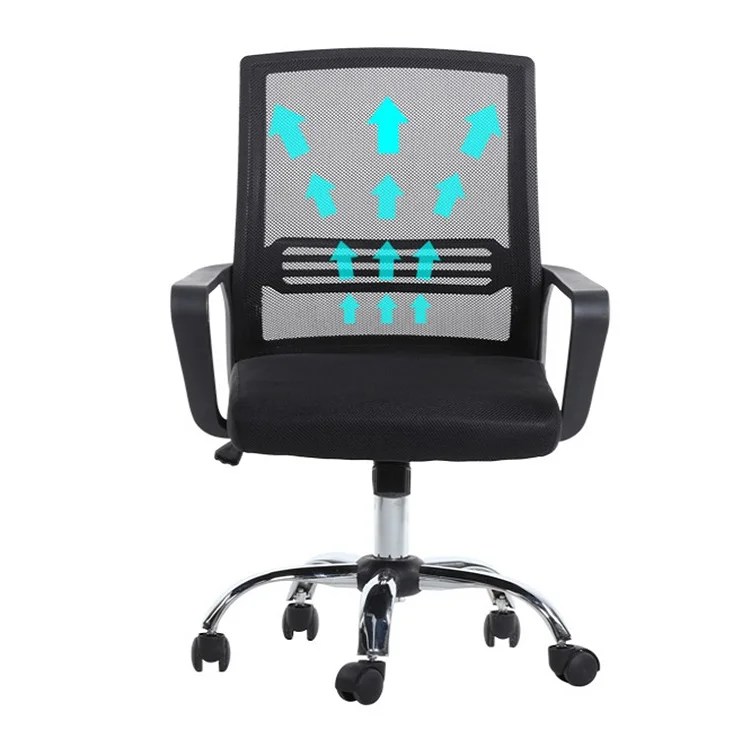 
Cheap Office Chair Back Support Cushion Made In China Modern Mesh Swivel Chair Office Furniture Prices Teacher Office Chair 