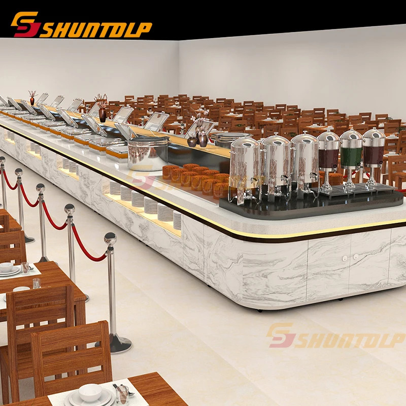 Роскошный коммерческий холодильник для бара и салата, Современный Дизайн Прилавка для суши в отеле