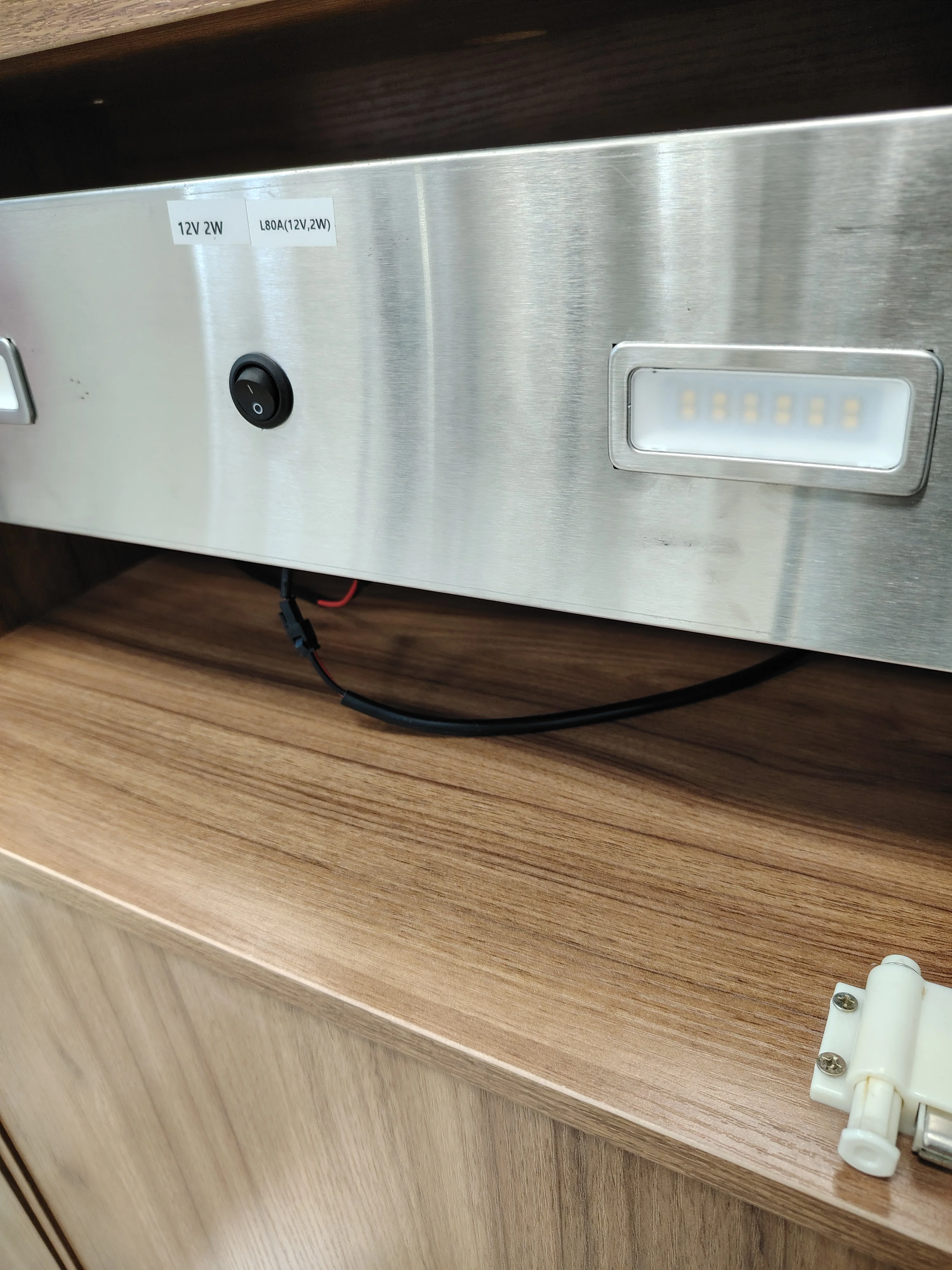 1.5W LED Kitchen Cooker Range Hood Light Unit Power Source DC 12V 220V Aluminum Frame RoHS Certified for Oven Household Use