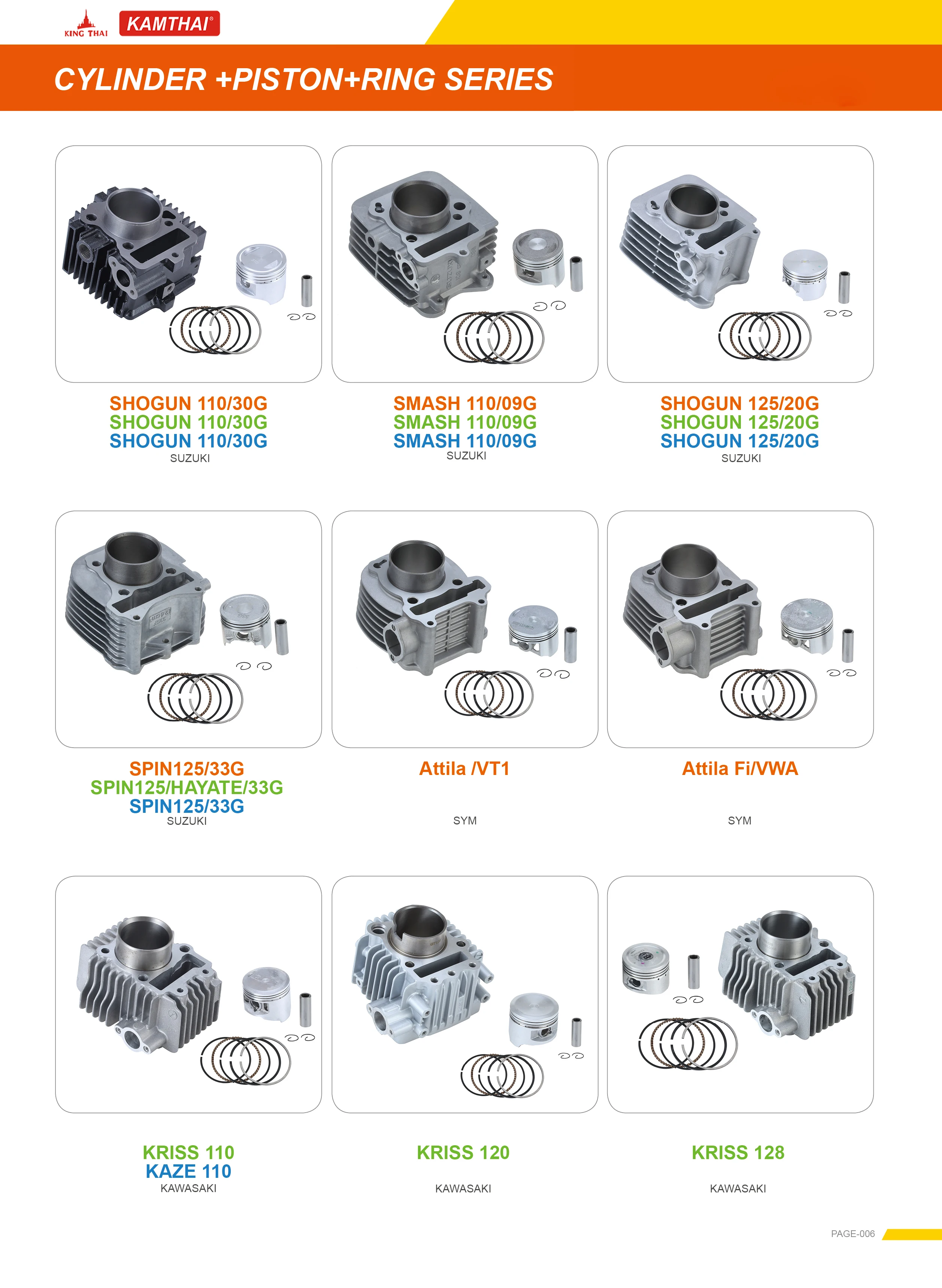 Цилиндр двигателя мотоцикла 5VD MIO115 50 мм NOUVO115 цилиндрический блок для мотоциклов