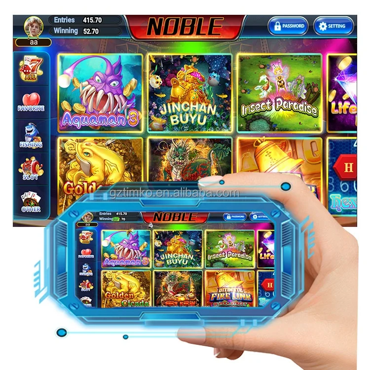 2022 newest hot sale online game platform noble   online fish keno game app game for phone computer
