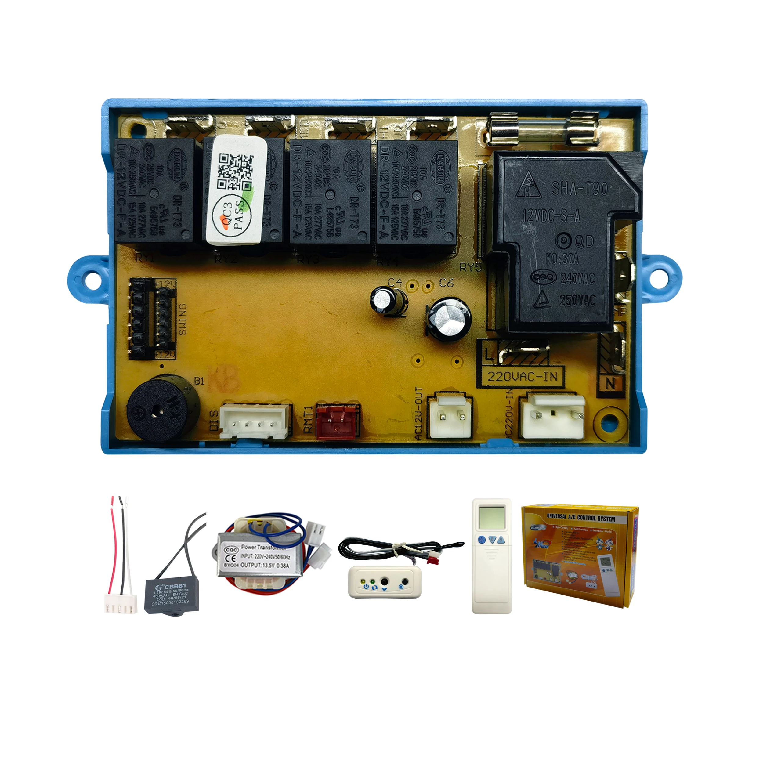 QUNDA QD U02B+ (M) AC Universal PCB Board Air Conditioner PCB Board Universal Card A/C Control System Spare Part Repair PCB