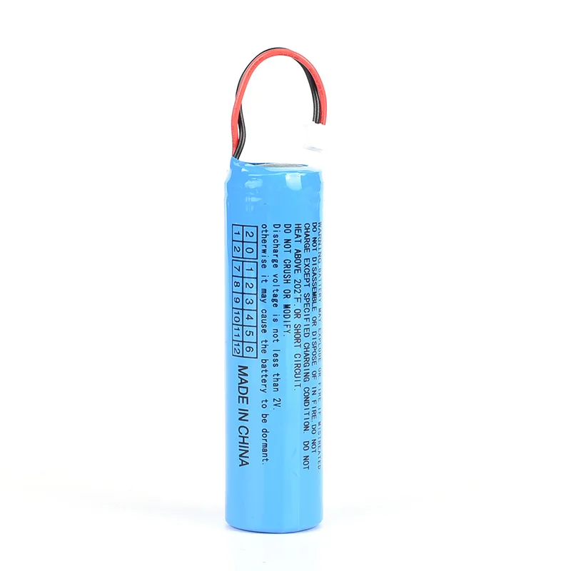 
3.7v 2600mAh 18650 Rechargeable li-ion batteries li ion battrey lithium ion battery cells with Top PCM and cable 