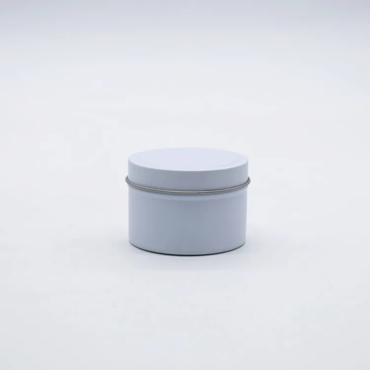 High Quality Luxury 4oz 8oz Tin Box Jar for Candles Gold Black 16oz 20oz Candle Tin Jar