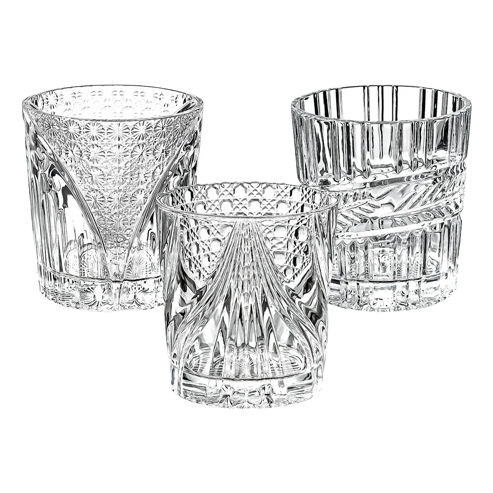 Vintage Style Whisky Mug Hockey Mug Embossed Design Wine Glasses