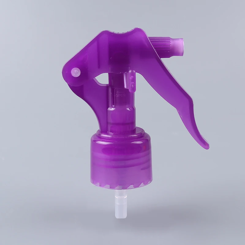 24/410 mini trigger sprayer violet color plastic mist trigger sprayer