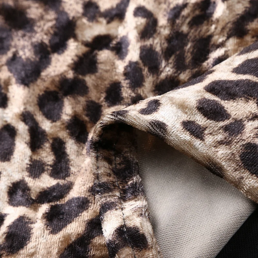 Женский топ для кормящих матерей, свитшот с длинным рукавом, пуловер с леопардовым принтом, рубашка для кормления грудью, толстовка