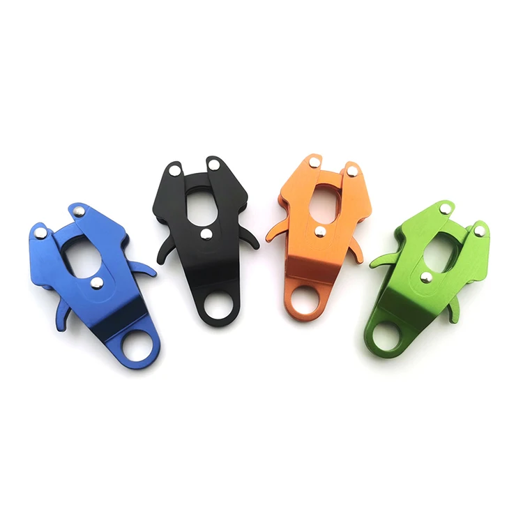 1000KG Loaded Outdoor Climbing Quick Snap Frog Fastener Aviation Aluminum Dog Leash Frog Carabiners