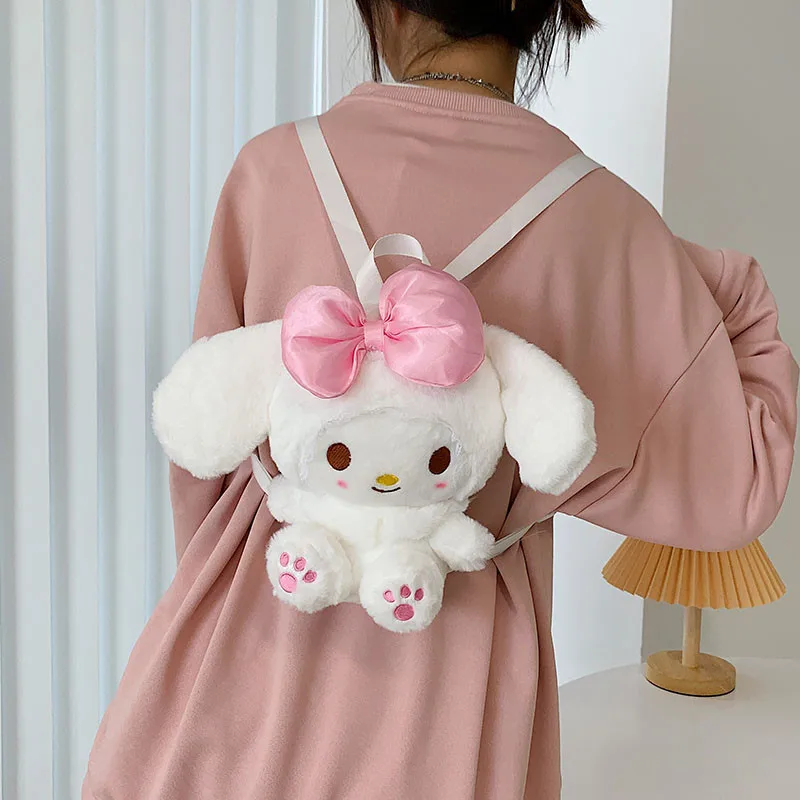 Comfort new Japanese doll pink cartoon plush backpack backpack