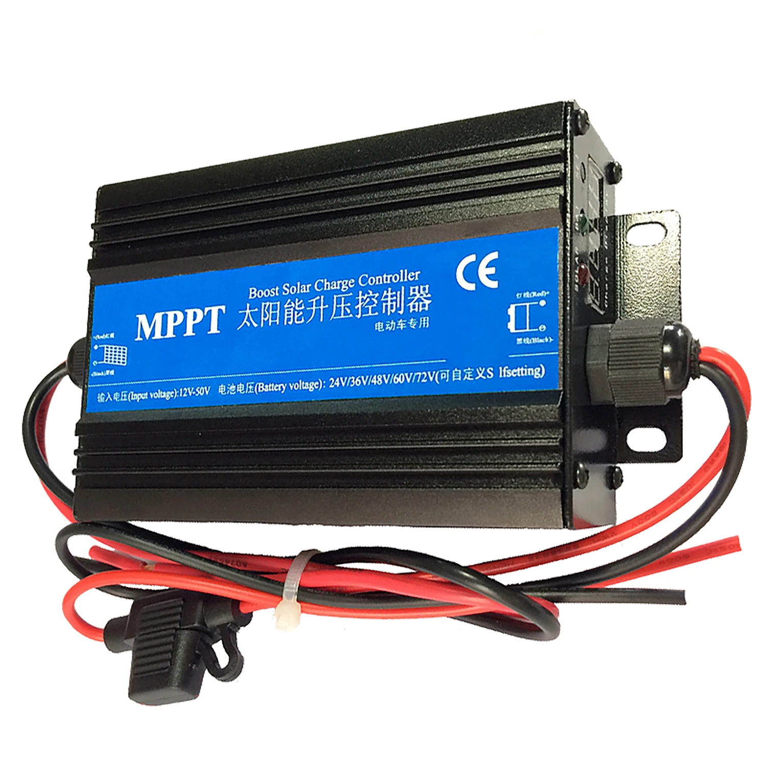 30A Solar Charge Controller Max Charger Portable E-bike Controller Solar 300W MPPT Charge Controlador Solare DC Electric Bicycle