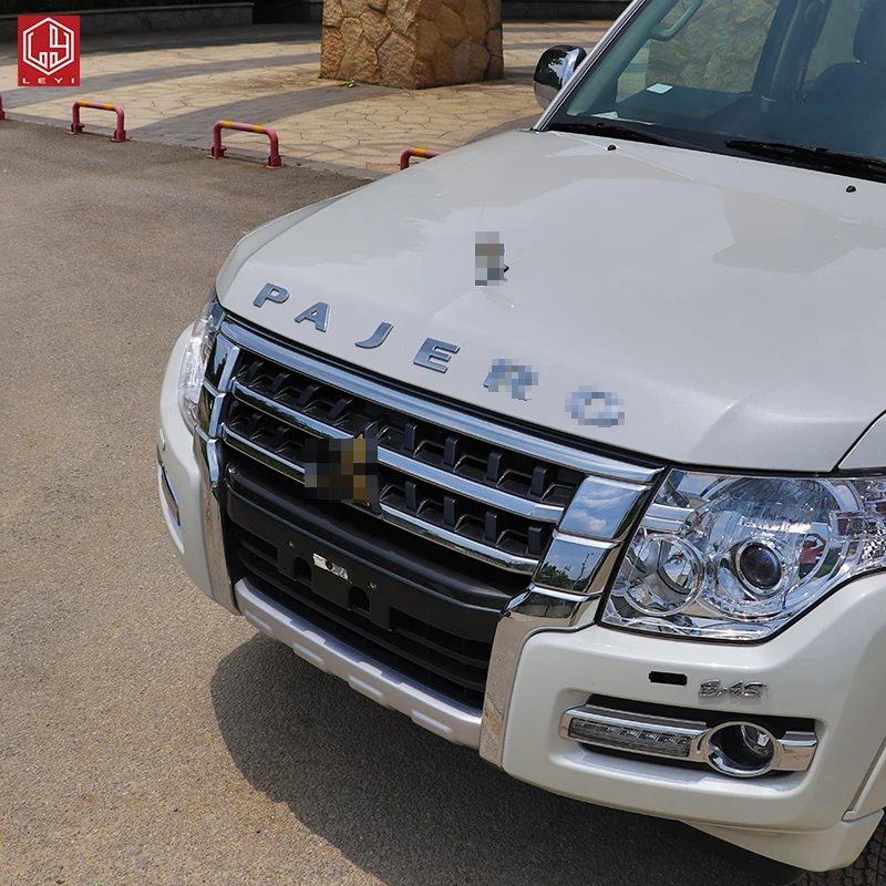 Car Cover Letter Mark Platinum Shine  modification Zinc alloy plating High quality Auto parts wholesale for Mitsubishi Pajero