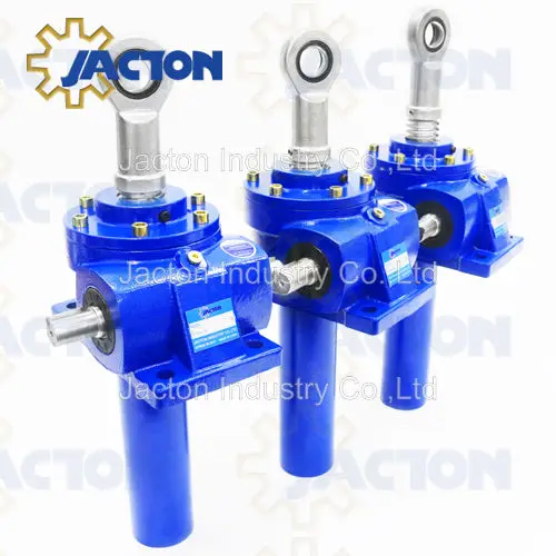 750KN Worm Screw Jack attaches heavy lifting gear motor for mechanical jack lift system