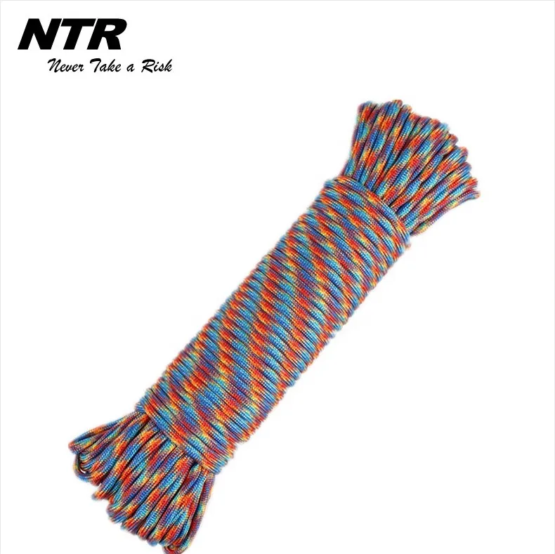 
parachuteCord 550 Multifunction Ropes Tent Rope Parachute Cord Outdoor Survival Rope 