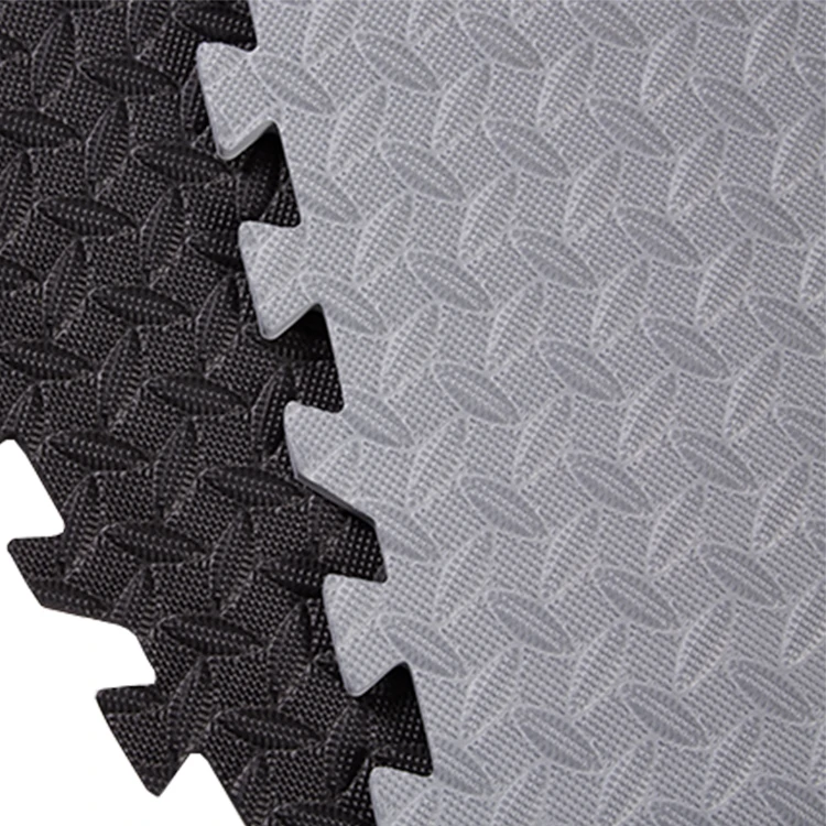 black interlocking EVA Wholesale Tatami Floor Puzzle Gym Exercise Mat play mat