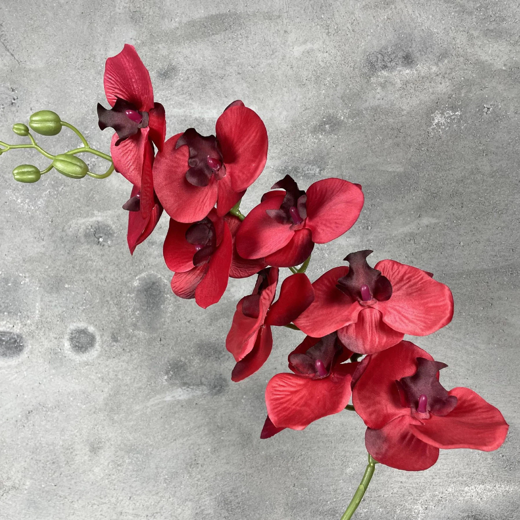 Домашнее уличное украшение 9 головок искусственная бабочка Орхидея фаленопсис из шелка элегантный садовый дисплей