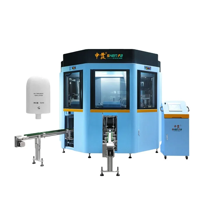 Fully Automatic Screen Printer with UV Drying System for Bottles  Cups Servo  Silk Screen Printing Machine