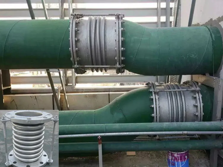 Top Fashion Oil Pump Use Bellows Large Diameter Dn100 Ss304 Corrugated Compensator Concrete Metal Expansion Joint