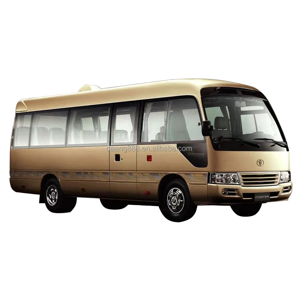 Hot Selling Good Condition gasoline 10-23 Seats luxury Toy-ota Coaster business Bus City Bus Mini Bus For Sale