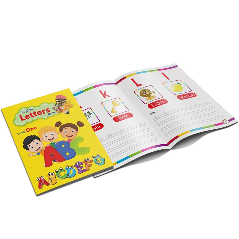Print Children Activity Book Children Books educational kid math work book Printing for Children