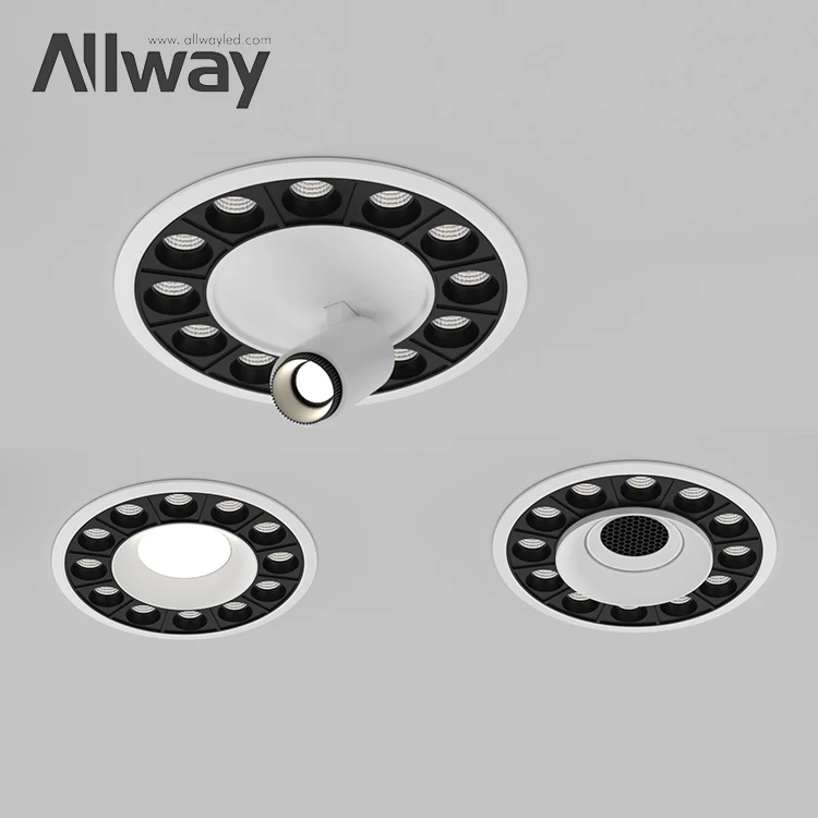 ALLWAY Saving Energy SMD 3 Years Warranty Spotlamp 8w 15w 20w 30w Recessed Led Down Lights