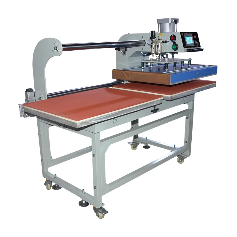 Factory Directly Sale Double Station Fully Automatic 60*80 Pneumatic Flat Heat Press Machine 60Cm X 80Cm