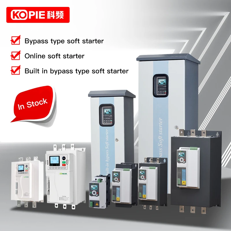 45kw 18kw pump three phase 10kv 55kw 380v 55kv 500kw motor soft starter manufacture 45kw 160kw 25 hp