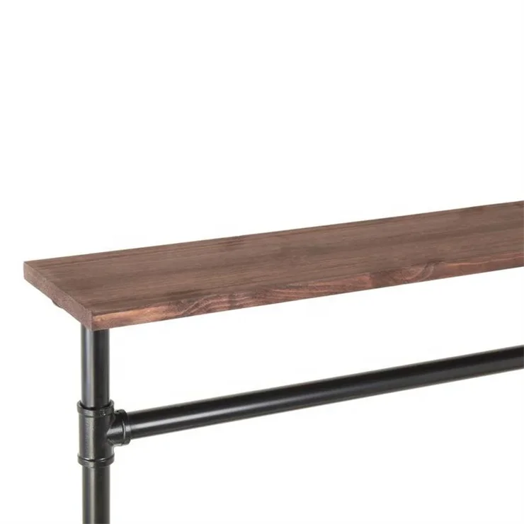 Double Rails Clothes Rack Metal Garment Racks with 2-Tier Bottom Shelves Heavy Duty Portable Clothes Organizer Rack