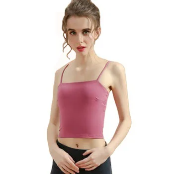 Горячая распродажа Оптовая Продажа Сексуальная майка со скрещиванием сзади топы, Раздельный летний для женщин в африканском стиле Одежда для йоги, тренировок в спортивном зале Топы